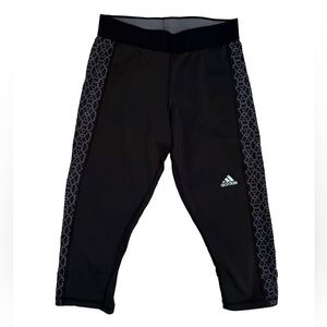 ADIDAS Black Cropped Leggings